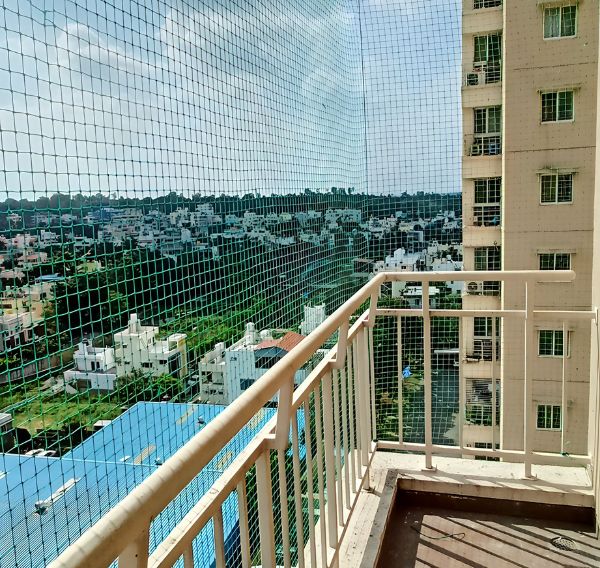 Balcony Safety Nets Installation